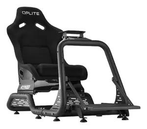 Oplite GTR S8 Infinity Racing Cockpit, Steel, Black