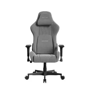 HATOR Darkside 3M Fabric Gaming Chair, Grey, 110 kg Capacity