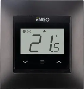 Терморегулятор ENGO Controls E55-B встраиваемый Wi-Fi для рамок 55x55