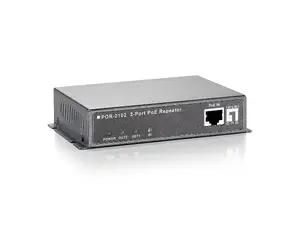LevelOne POR-0102 2-Port PoE Repeater, Cascadable