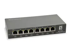 Коммутатор LevelOne GEP-0823 8-портовый Gigabit PoE, 802.3at/af, 120 Вт