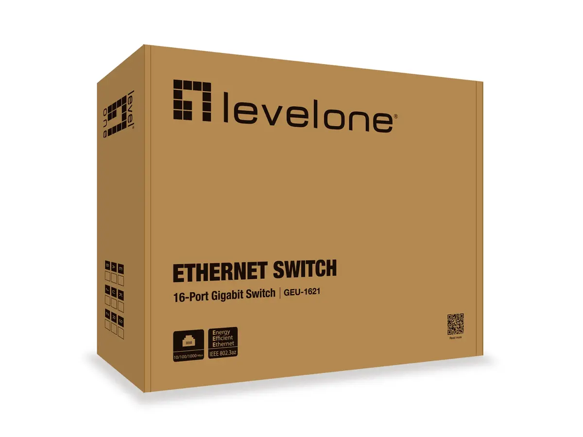 Гигабитный коммутатор LevelOne на 16 портов Photo 3