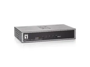 Коммутатор LevelOne FEU-0511 5-портовый Fast Ethernet с 1 портом SC Multi-Mode Fiber