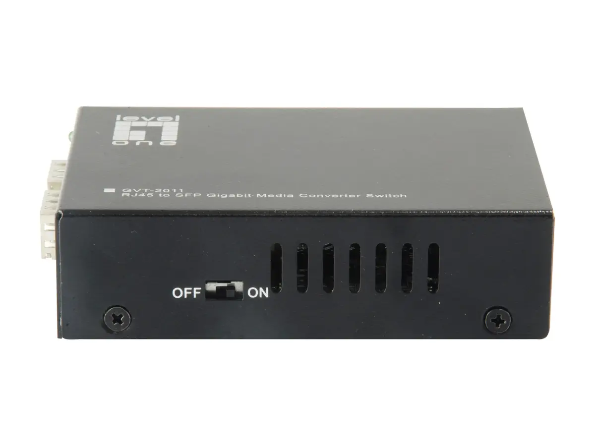 LevelOne GVT-2011 Gigabit Media Converter | RJ45 to 2xSFP Photo 5