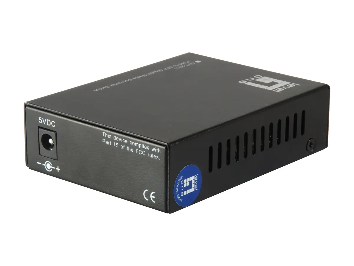 LevelOne GVT-2011 Gigabit Media Converter | RJ45 to 2xSFP Photo 6
