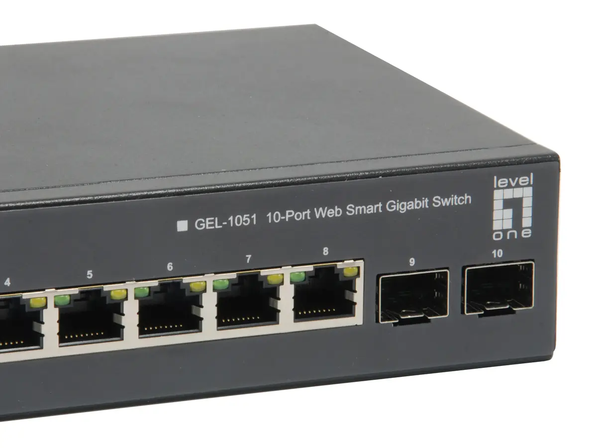 LevelOne GEP-1051 10-portu Web Smart Gigabit PoE komutators Photo 5