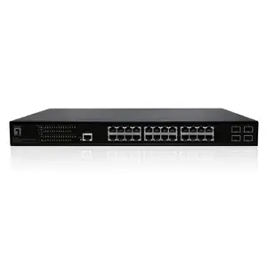LevelOne GEP-2861 pārvaldāms L2 Gigabit Ethernet tīkla komutators ar 24 PoE portiem