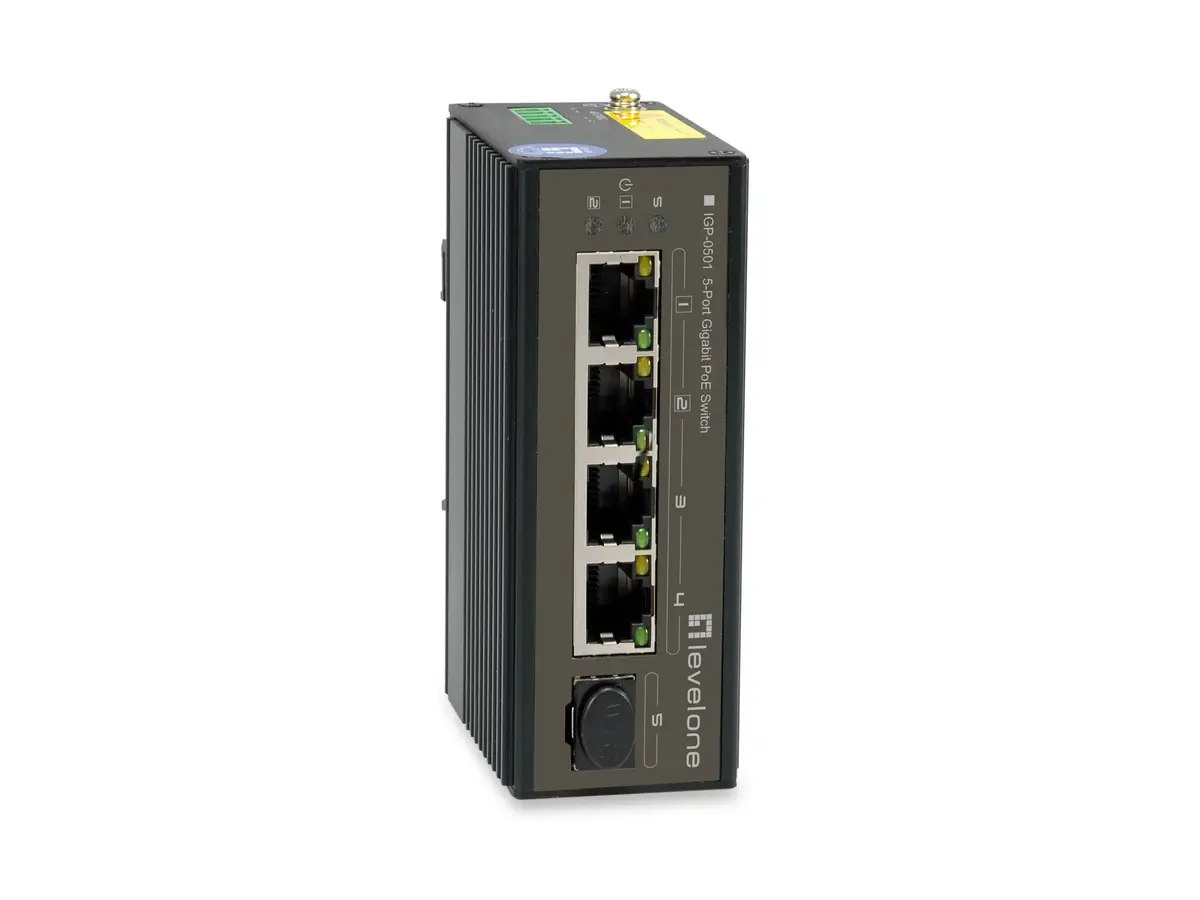 LevelOne 5-Port Gigabit Industrial Switch | 6946969 Photo 2