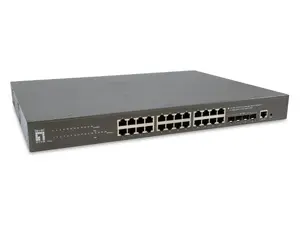 Управляемый сетевой коммутатор LevelOne GTP-2871 L3 Gigabit Ethernet с 24 портами PoE