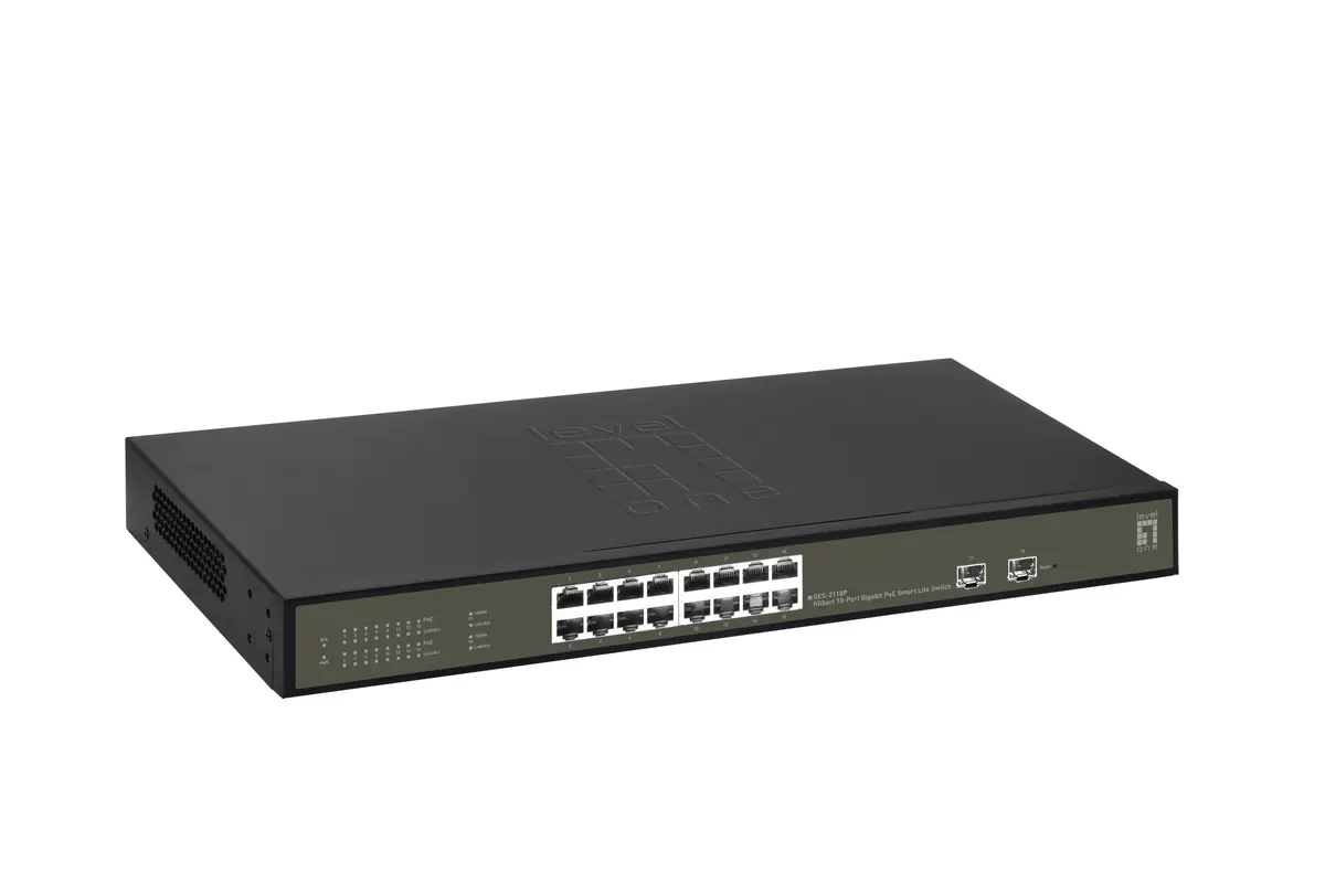 LevelOne Hilbert GES-2118P 18-Port Gigabit PoE Smart Lite Switch Photo 4