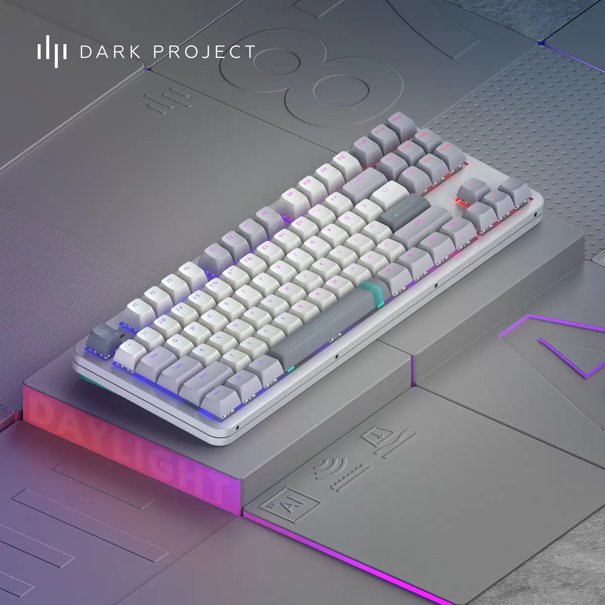 Mehāniskā tastatūra Dark Project ALU87A Daylight Photo 12