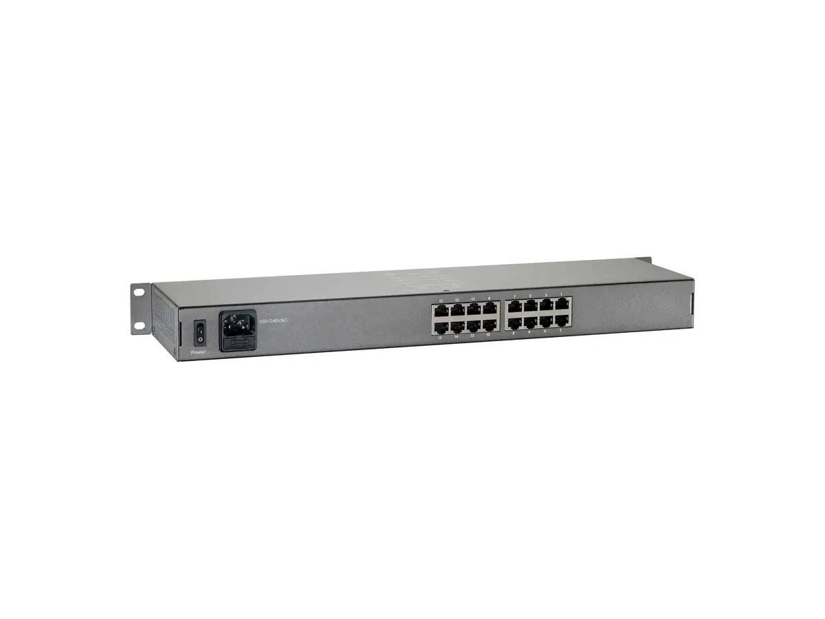 Коммутатор LevelOne 16-портовый Fast Ethernet PoE 120 Вт Photo 2