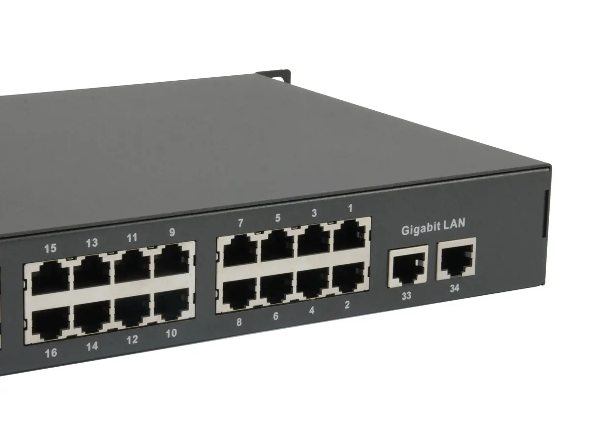 LevelOne 34-portu Fast Ethernet PoE komutators 250W Photo 5