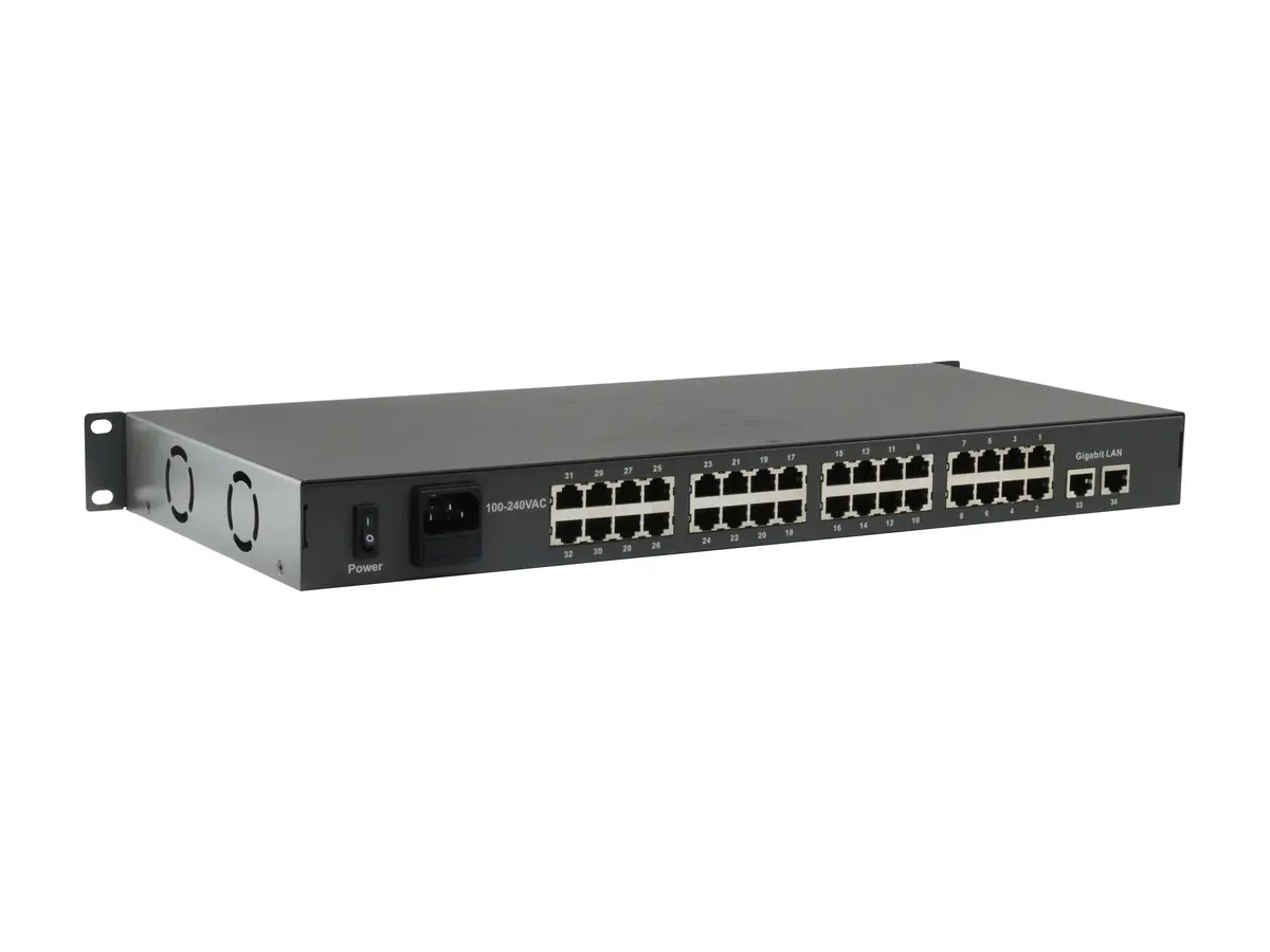 LevelOne 34-portu Fast Ethernet PoE komutators 250W Photo 6