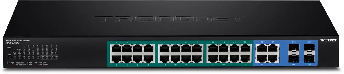 Управляемый коммутатор Trendnet TPE-5028WS Gigabit PoE Photo 2
