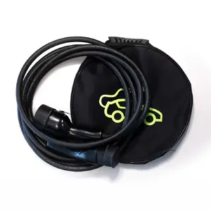 Зарядный кабель Mode 3, 32A, 22кВт, 3-фазный, 7.5м, в сумке