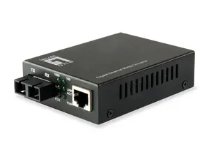 Медиаконвертер LevelOne GVT-2002 Gigabit RJ45 в SC одномодовый 20 км