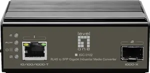 LevelOne IGC-0102 Industrial Gigabit Media Converter RJ45 to SFP