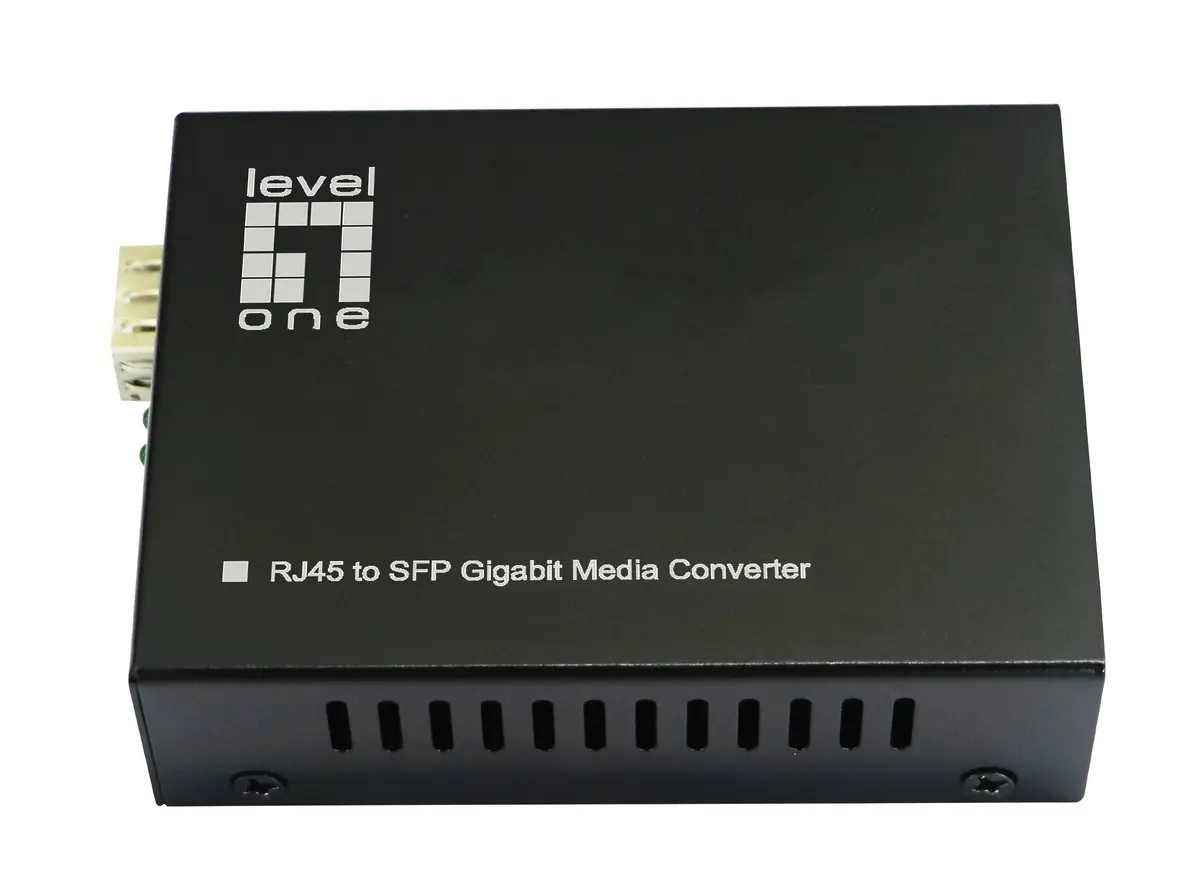 LevelOne RJ45 uz SFP Gigabit multivides pārveidotājs 90W PoE PSE Photo 2