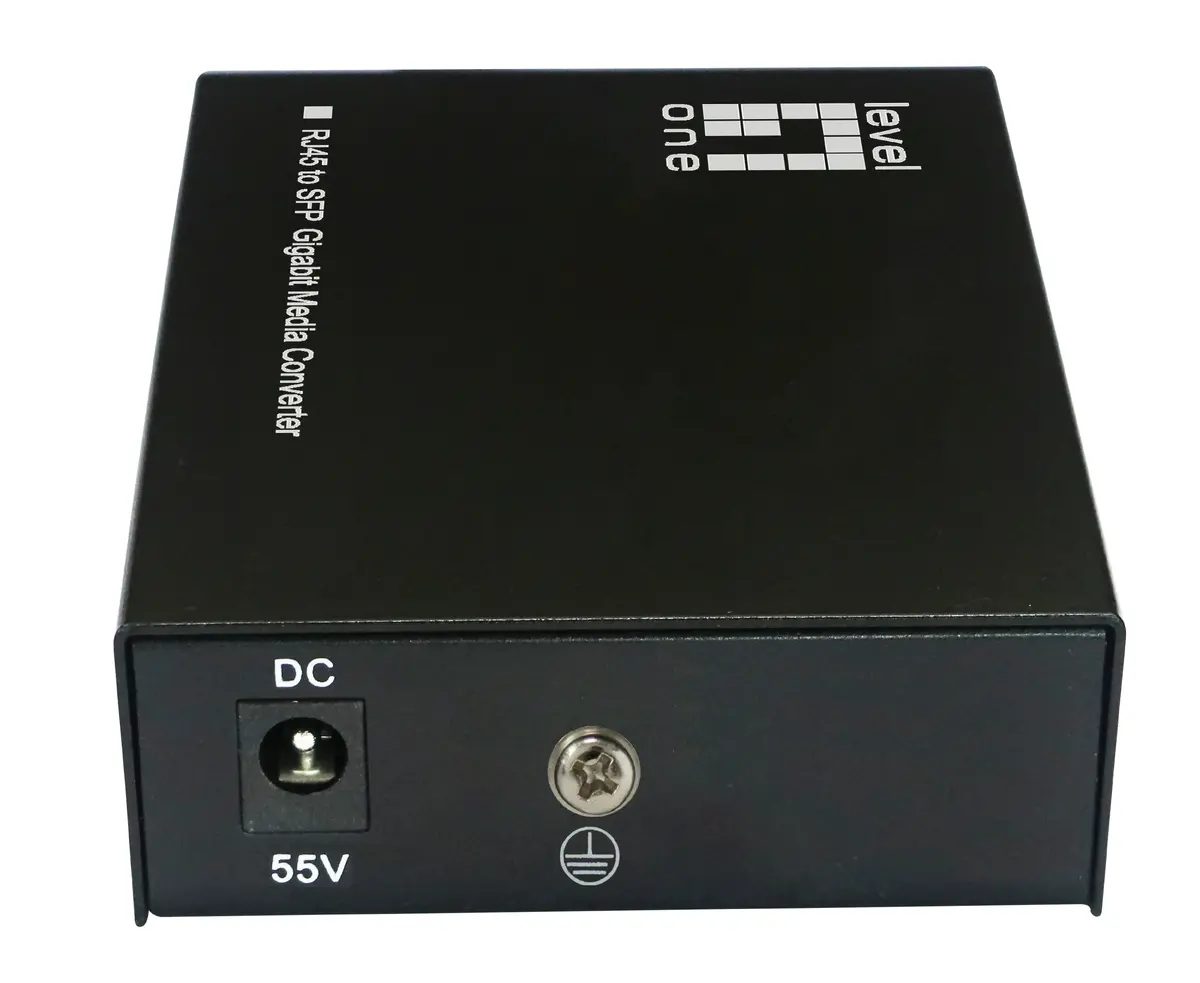 LevelOne gigabitu multivides pārveidotājs RJ45 uz SFP 60W PoE Photo 2