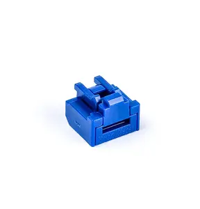 Smartkeeper NL03P2DB RJ-45 Port Blocker, Blue, 100 Pieces