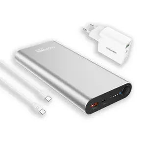 Внешний аккумулятор RealPower PB-20000PD 20000 мАч литий-ионный с поддержкой Quick Charge 3.0