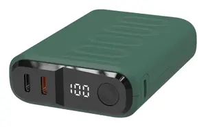 RealPower PB-10000C PD+ ārējais akumulators 10000 mAh tumši zaļš