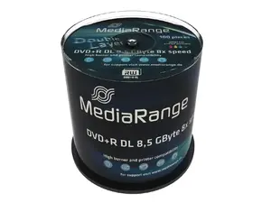 MediaRange MR471 DVD+R DL 8.5 GB Blank Disc 100 Pack
