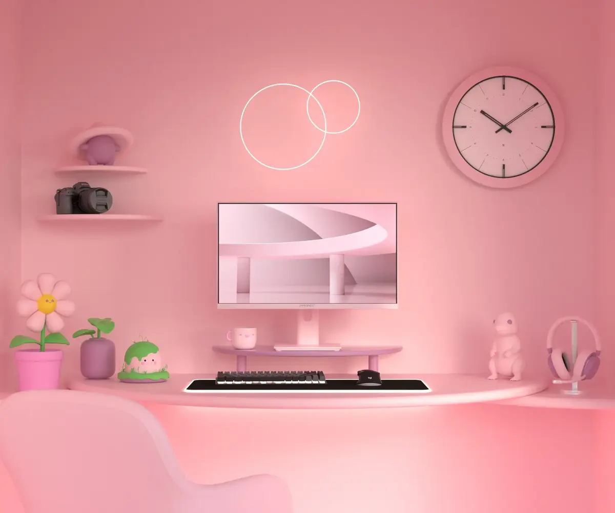 Монитор JAPANNEXT JN-I238FHD120F-HSP-PK 23.8" Full HD IPS Photo 4