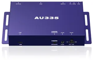 BrightSign AU335 Digital Media Player, Blue, Dolby Atmos Support