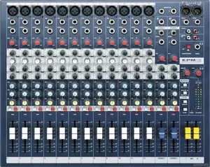 Аналоговый микшерный пульт Soundcraft EPM12 с 12 монофоническими и 2 стереофоническими каналами