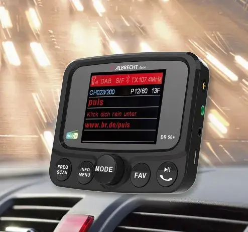 Albrecht DR 56+ DAB+ automašīnas radio adapteris Photo 4