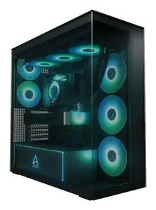 ARCTIC Xtender Midi Tower PC Case, E-ATX, Black