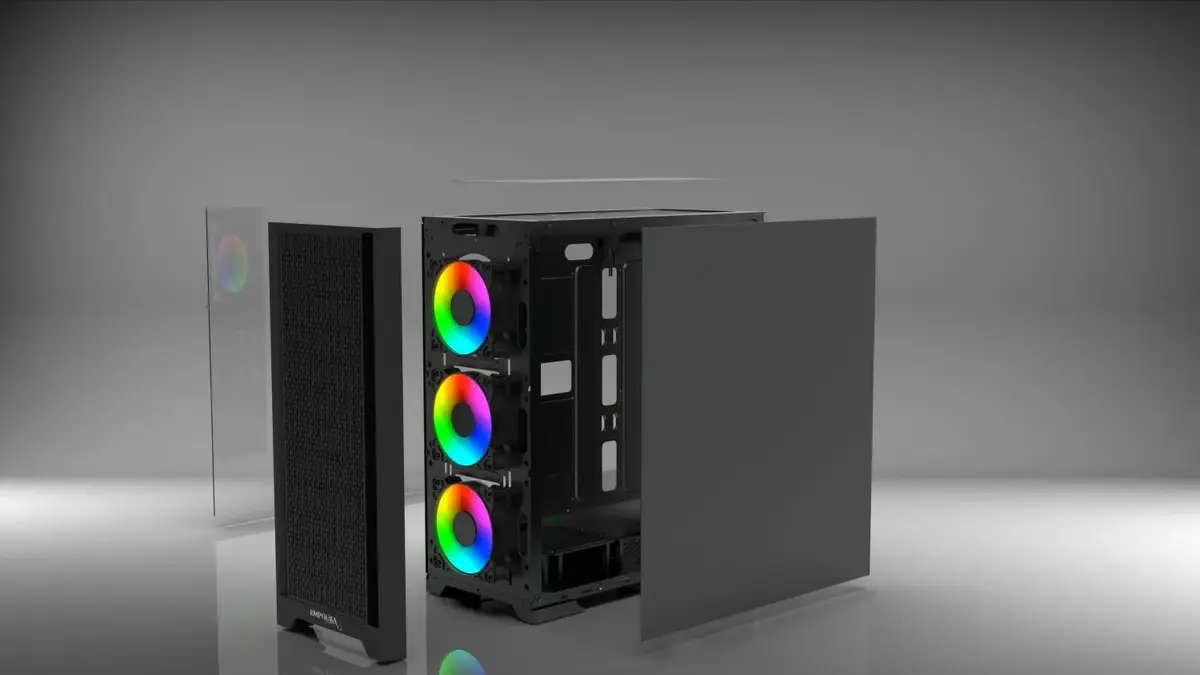 Inca EMG-17XB Midi Tower datora korpuss Photo 8