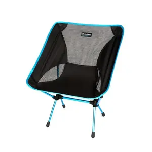 Туристическое кресло Helinox Chair One, 4 ножки, черный/синий