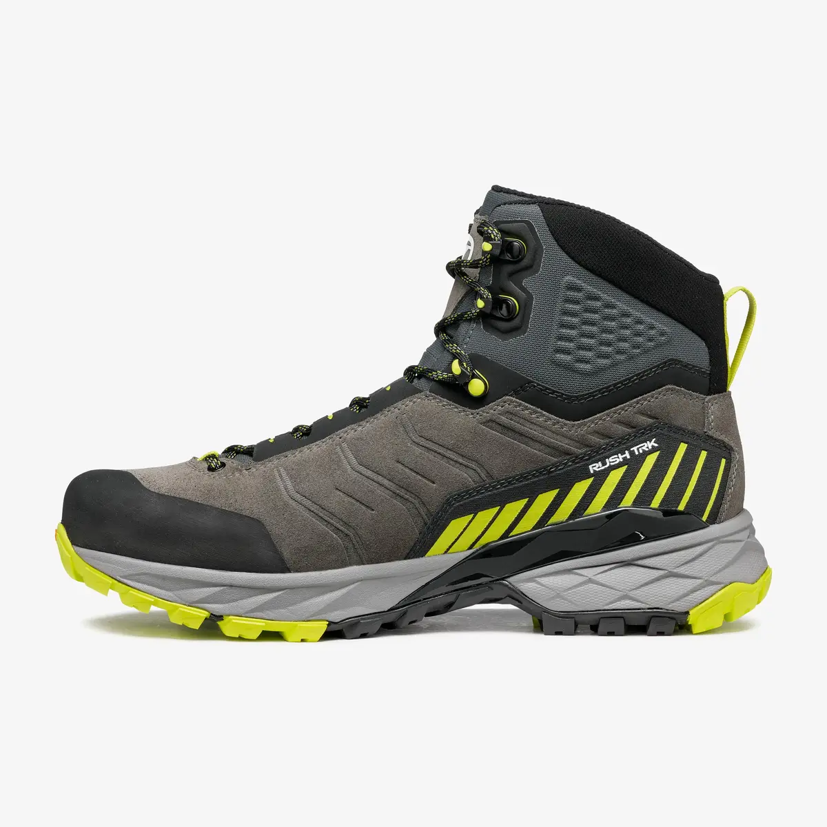 Треккинговые ботинки Scarpa RUSH TRK GTX - Titanium/Lime Photo 2