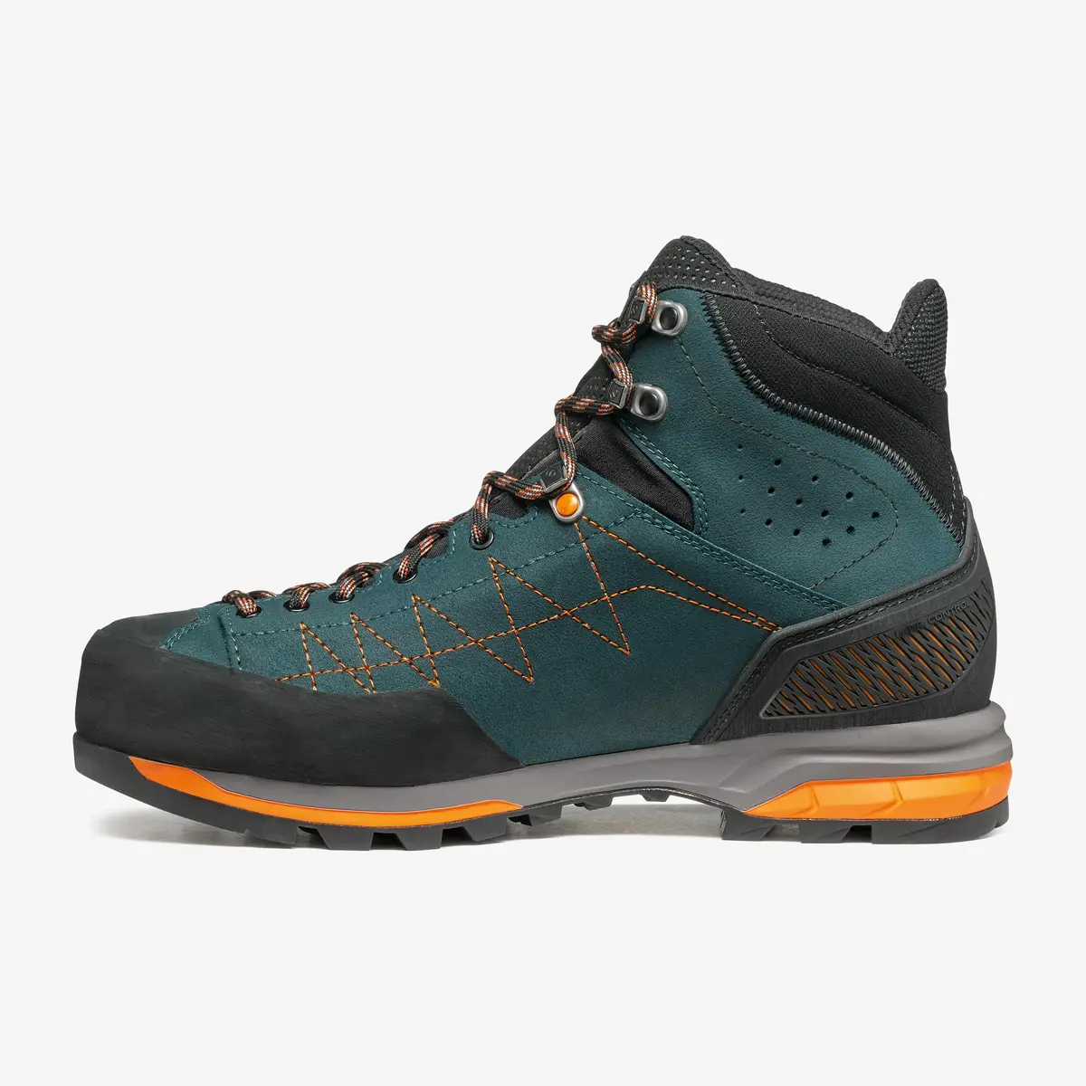 Pārgājienu zābaki Scarpa ZODIAC TRK GTX - Petrol/Rust Orange Photo 2