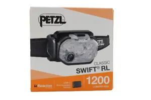 Налобный фонарь Petzl SWIFT RL CLASSIC, 1100 люмен, Reactive Lighting, черный