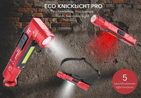 Ручной и налобный фонарь TROIKA ECO KNICKLICHT Photo 5