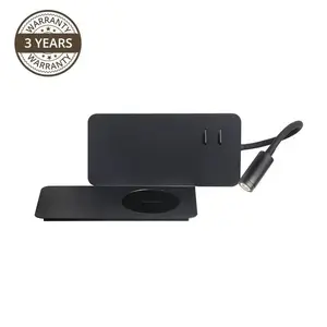Fiji 19132-BK LED Wall Lamp with Integrated Charger, 5+3W