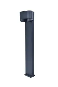 CYPRES Bollard Light, 2xGU10, Grey