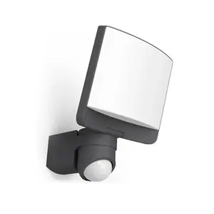 Sunshine Outdoor LED Wall Light with PIR Motion Sensor, Dark Grey