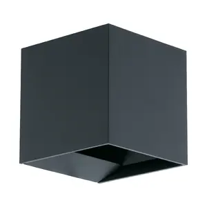Настенный светильник EGLO CALPINO для наружного освещения, 2x LED, антрацит, 3000K