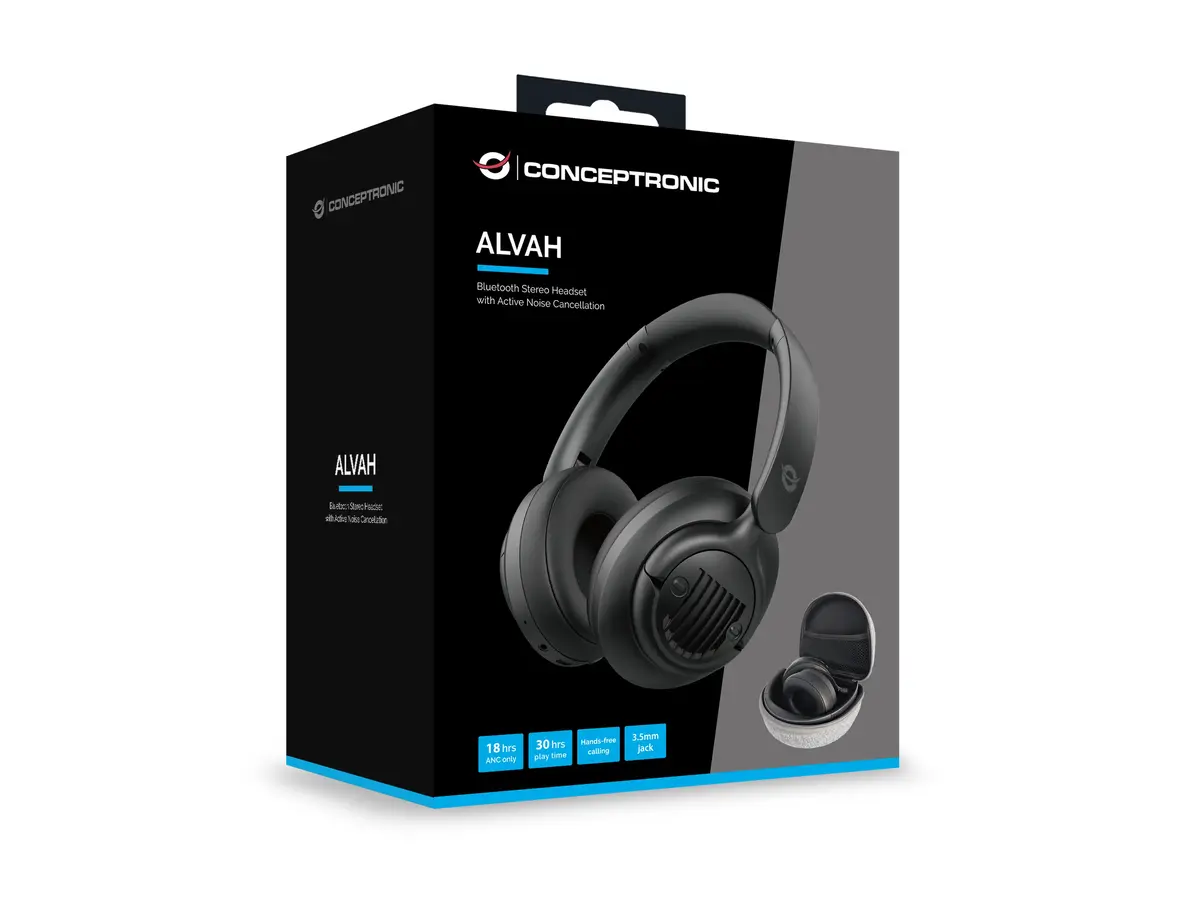 Стереогарнитура Conceptronic Bluetooth с ANC Photo 5