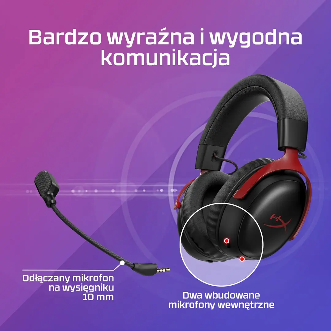 HyperX Cloud III S Wireless spēļu austiņas Photo 4