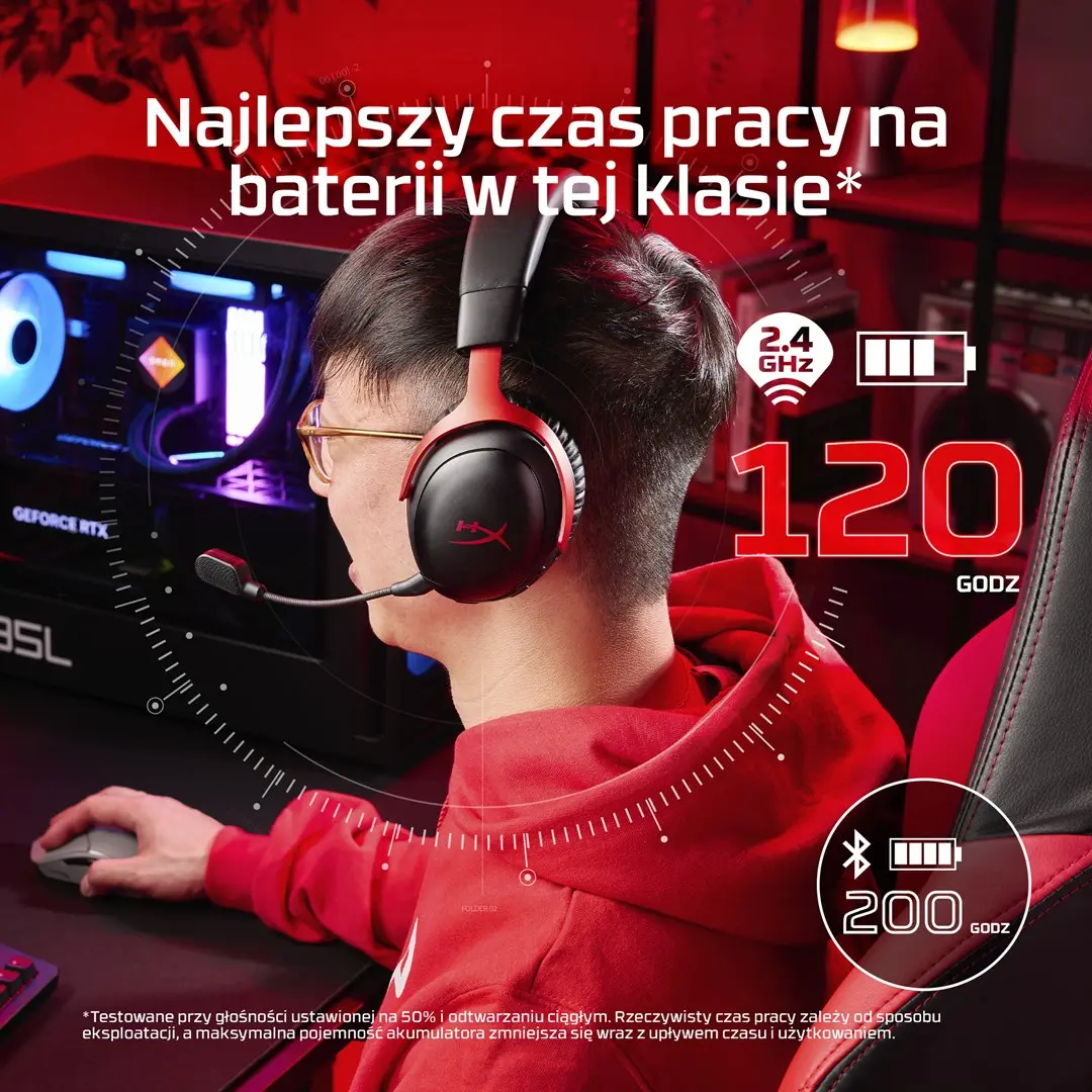 HyperX Cloud III S Wireless spēļu austiņas Photo 5