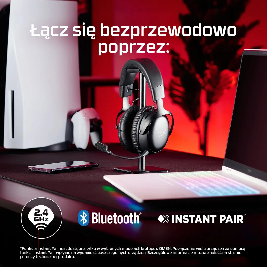 HyperX Cloud III S Wireless spēļu austiņas Photo 8