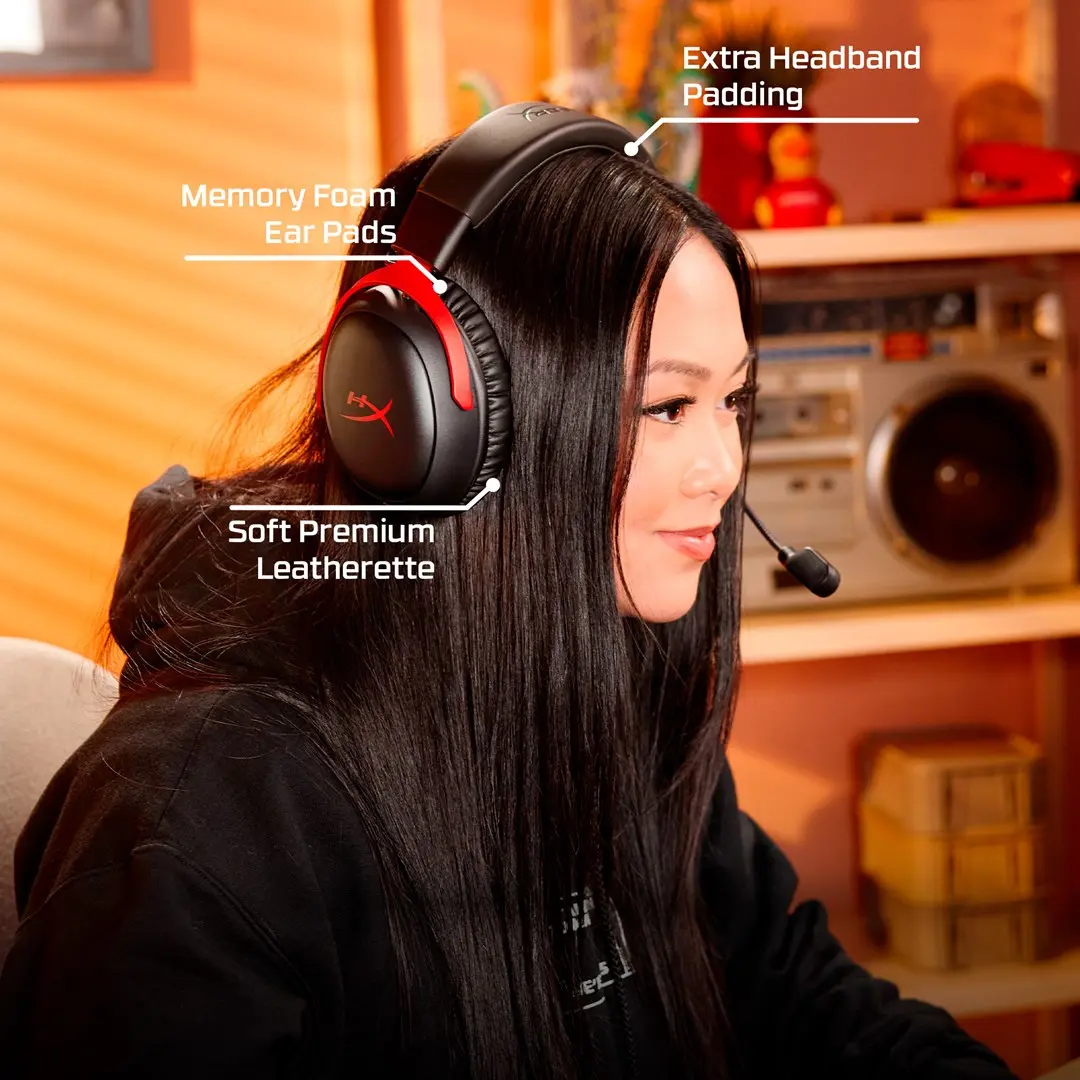 HyperX Cloud III S Wireless spēļu austiņas Photo 13