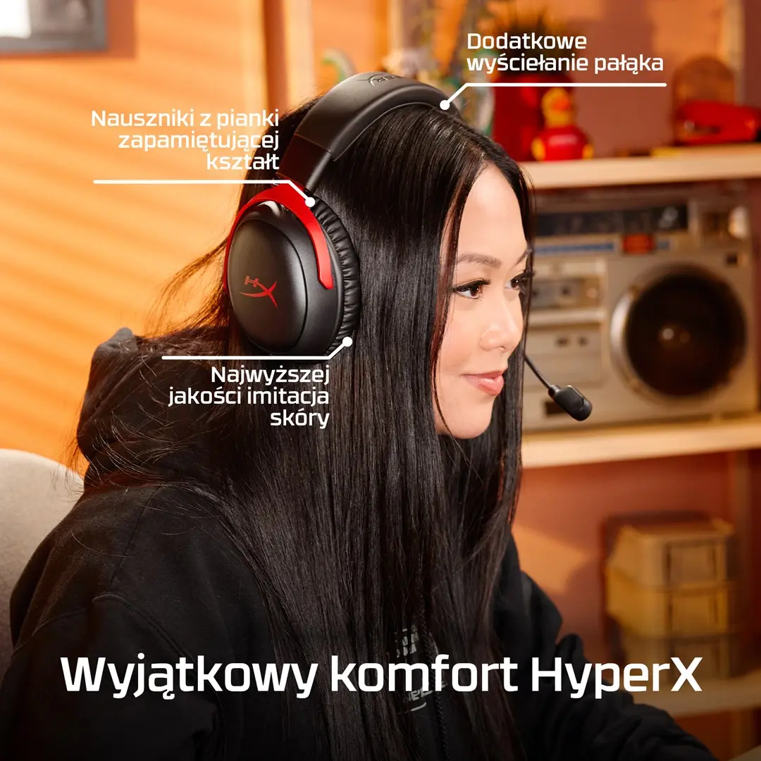 HyperX Cloud III S Wireless spēļu austiņas Photo 17
