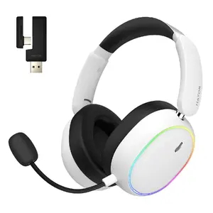 Игровая гарнитура HATOR Phoenix 2 Wireless, полноразмерная, Bluetooth, USB Type-C/A, белая